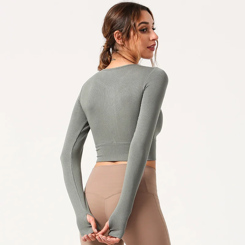 Sport Shirt Women Workout Tops For Women Yoga Shirt Sexy wear Seamless Long Sleeve Yoga Top Sport Top Fitness Women Gym Top
Sport Shirt Women Workout Tops For Women Yoga Shirt Sexy wear Seamless Long Sleeve Yoga Top Sport Top Fitness Women Gym Top