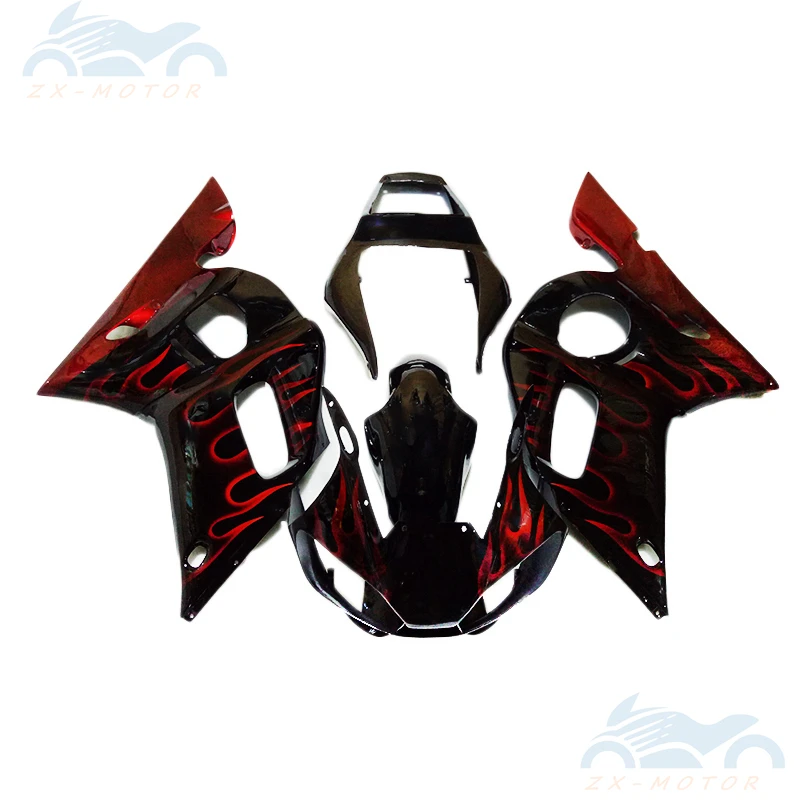 New Bodywork Injection Fairings Kits For YAMAHA YZF R6 1998 1999-2002 Dark Black Red Motorcycle fairing r6 98-02 ZB18
New Bodywork Injection Fairings Kits For YAMAHA YZF R6 1998 1999-2002 Dark Black Red Motorcycle fairing r6 98-02 ZB18