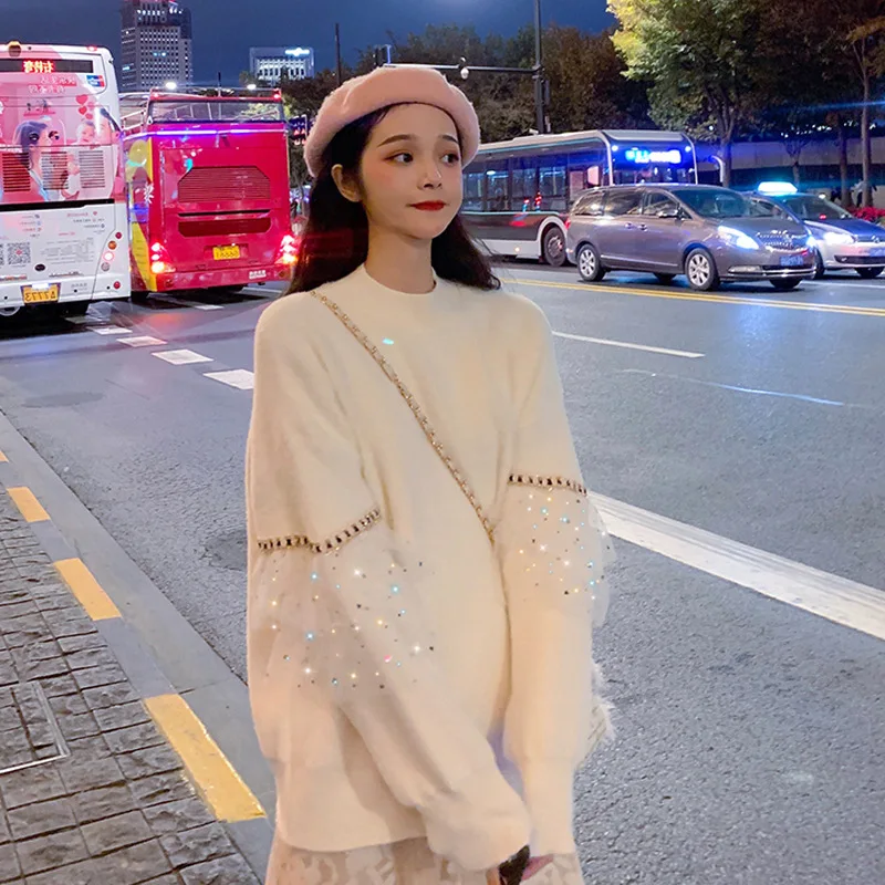 New Female Sweater Women Winter Pullover Knitting Overszie Long Sleeve Girls Tops Loose Sweaters Knitted Outerwear Thin Sexy
New Female Sweater Women Winter Pullover Knitting Overszie Long Sleeve Girls Tops Loose Sweaters Knitted Outerwear Thin Sexy
