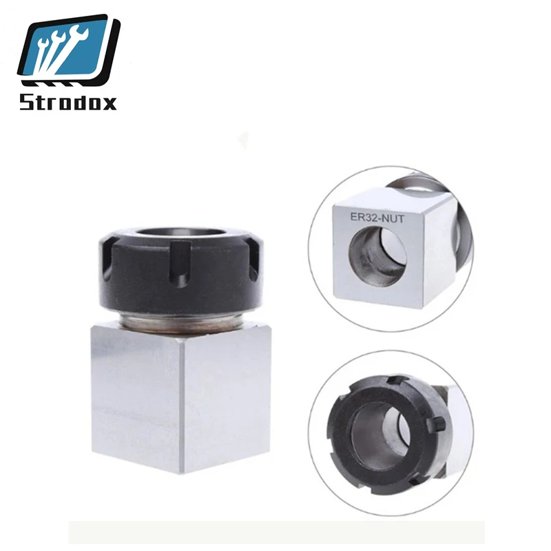 Collet Block 45x65mm ER40 Spring Chuck Collet Holder square Hex ER25 ER32 Can hold round hexagonal sleeve cnc machine Lathe
Collet Block 45x65mm ER40 Spring Chuck Collet Holder square Hex ER25 ER32 Can hold round hexagonal sleeve cnc machine Lathe