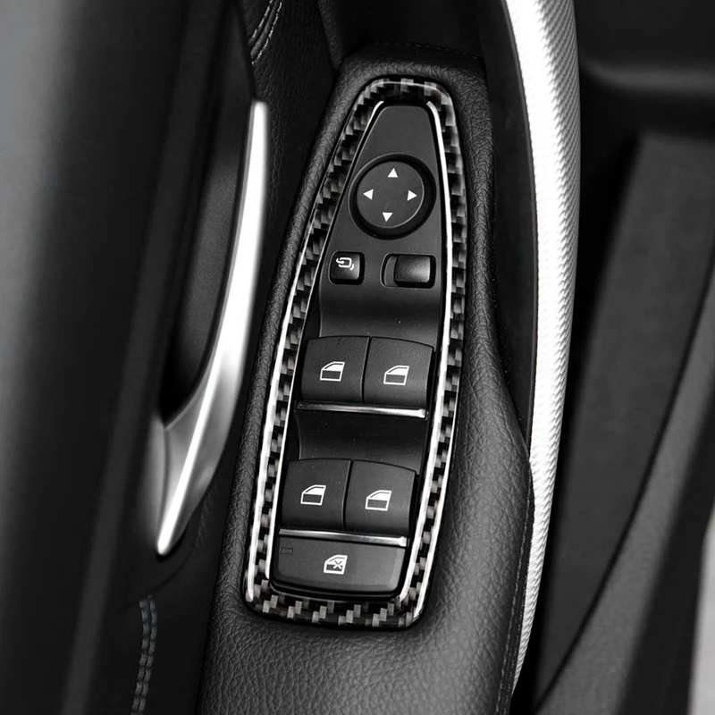 Carbon Fiber Trim Frame Window Glass Panel Armrest Lift Panel Set Switch Button Trim for BMW- F30F20F34 New 3 Series
Carbon Fiber Trim Frame Window Glass Panel Armrest Lift Panel Set Switch Button Trim for BMW- F30F20F34 New 3 Series