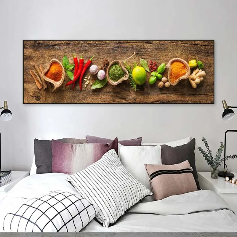 Grains Spices Peppers Kitchen Canvas Painting Posters And Prints Wall Art Food Picture Scandinavian Dining Room Decoration
Grains Spices Peppers Kitchen Canvas Painting Posters And Prints Wall Art Food Picture Scandinavian Dining Room Decoration