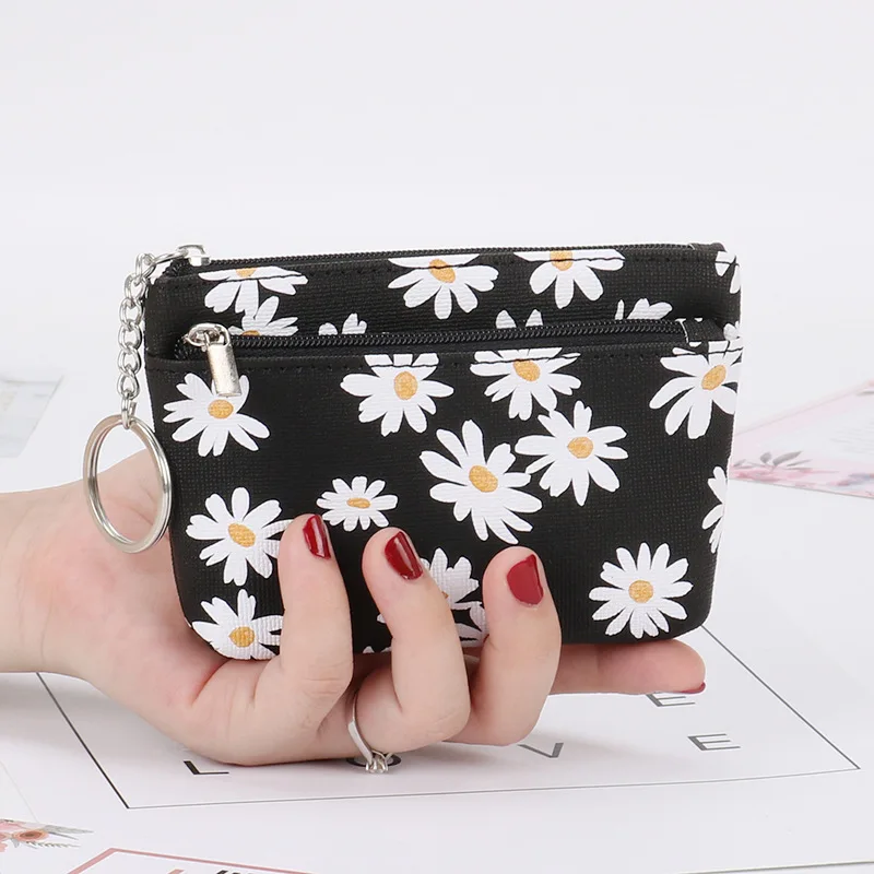 Fashion Small Daisy Mini Pouch Coin Cute Printed Women Girls Zipper Coin Purse Wallet Key Case Small Fresh Purse
Fashion Small Daisy Mini Pouch Coin Cute Printed Women Girls Zipper Coin Purse Wallet Key Case Small Fresh Purse