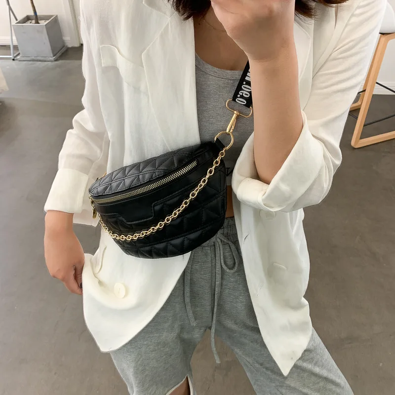 New Chain Fanny Pack Women Leather Waist Bag Luxury Brand Chest Pack Mini Female Belt Bags Fashion Ladies Shoulder Crossbody Bag
New Chain Fanny Pack Women Leather Waist Bag Luxury Brand Chest Pack Mini Female Belt Bags Fashion Ladies Shoulder Crossbody Bag