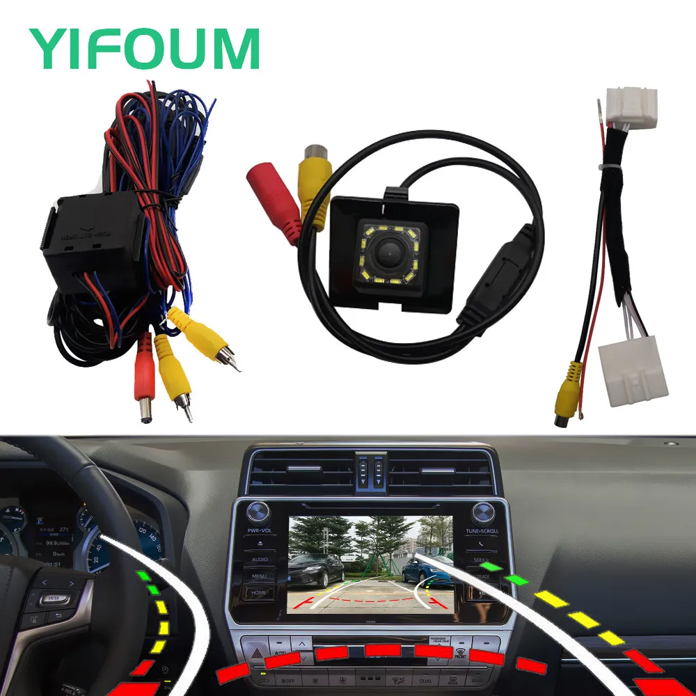Fisheye Dynamic Trajectory HD Car Rear View Backup Camera For Toyota Land Cruiser Prado 2010-2018 & Original Factory Screen
Fisheye Dynamic Trajectory HD Car Rear View Backup Camera For Toyota Land Cruiser Prado 2010-2018 & Original Factory Screen
