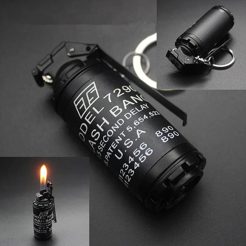 Butane Lighter Creative Smoke Bomb Model Open Flame Grinding Wheel Inflatable Lighter Cigarette Accessories Men Gift
Butane Lighter Creative Smoke Bomb Model Open Flame Grinding Wheel Inflatable Lighter Cigarette Accessories Men Gift