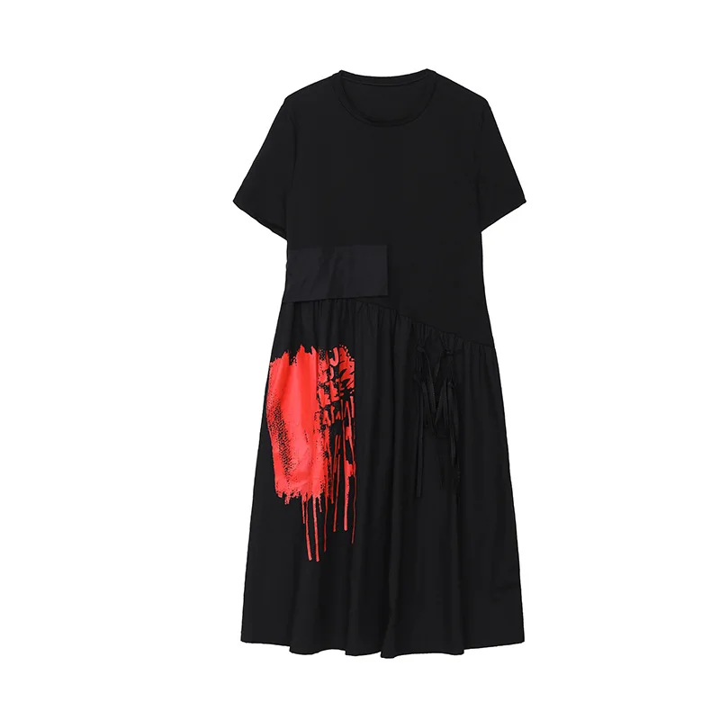 Plus Size Dress Fashion New High Waist Elegant 2020 Summer Pullover Patchwork Hit Color Goddess Fan Casual Dress
Plus Size Dress Fashion New High Waist Elegant 2020 Summer Pullover Patchwork Hit Color Goddess Fan Casual Dress