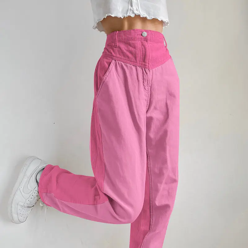 2020 Harajuku Y2K E-Girl Long High Waist Patchwork Straight Trousers Brown Corduroy Women Vintage 90s Aesthetic Streetwear Pants
2020 Harajuku Y2K E-Girl Long High Waist Patchwork Straight Trousers Brown Corduroy Women Vintage 90s Aesthetic Streetwear Pants