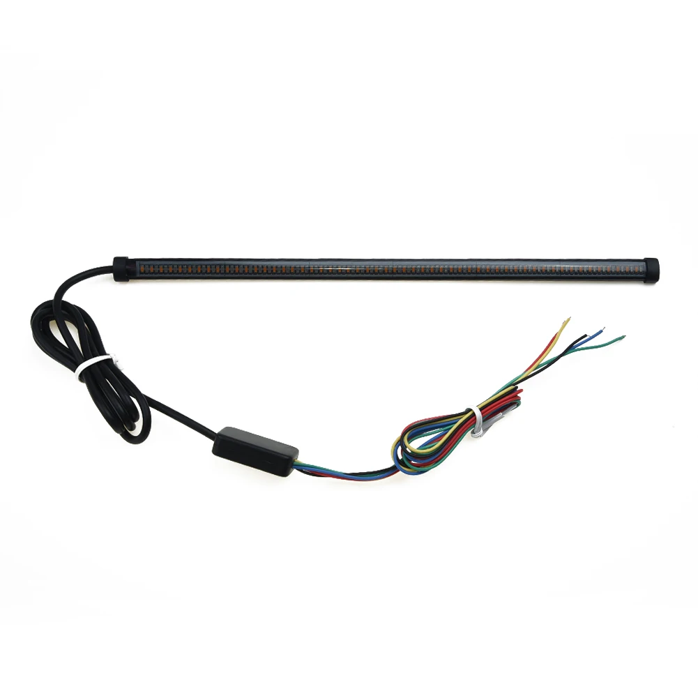 1pc Motorcycle Sequential Switchback Flowing LED 12-24V 8000K Red & Amber Tail Brake Turn Signal Strip Lights Lighting & Lamps
1pc Motorcycle Sequential Switchback Flowing LED 12-24V 8000K Red & Amber Tail Brake Turn Signal Strip Lights Lighting & Lamps