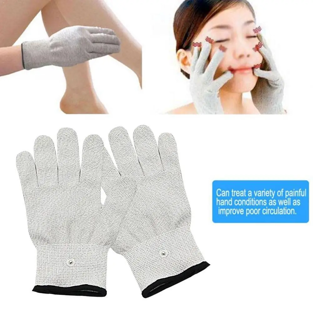 1 Pair Electrode Massage Gloves Conductive Fiber Tens Relief Therapy Massager Hand Body Acupuncture Pain For Pulse H2K4
1 Pair Electrode Massage Gloves Conductive Fiber Tens Relief Therapy Massager Hand Body Acupuncture Pain For Pulse H2K4