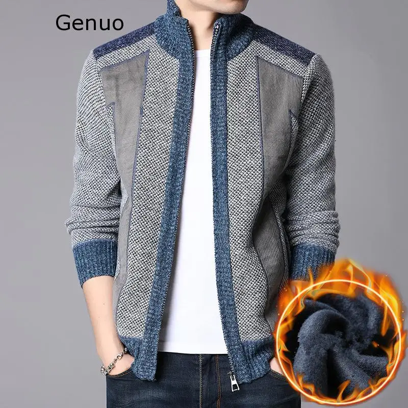 2020 Brand Clothing Men Thick New Fashion Business Casual Sweater Cardigan Male Slim Knitwear Outwear Warm Winter Knit Sweater
2020 Brand Clothing Men Thick New Fashion Business Casual Sweater Cardigan Male Slim Knitwear Outwear Warm Winter Knit Sweater