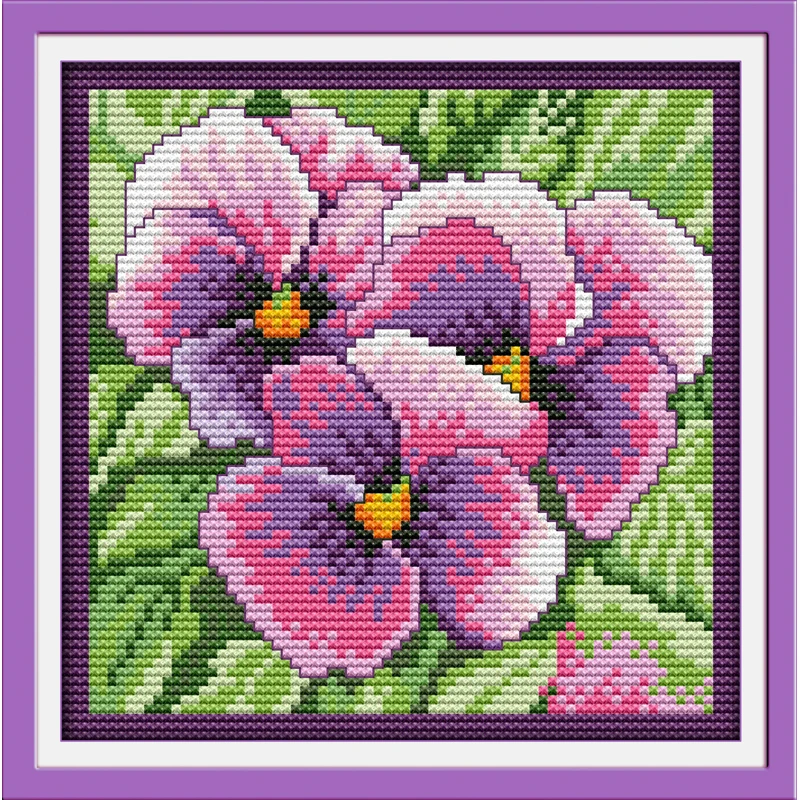 Everlasting Love Pansy Chinese Cross Stitch Kits Ecological Cotton Clear Stamped Printed 11CT 14CT DIY Gift Christmas Decoration
Everlasting Love Pansy Chinese Cross Stitch Kits Ecological Cotton Clear Stamped Printed 11CT 14CT DIY Gift Christmas Decoration