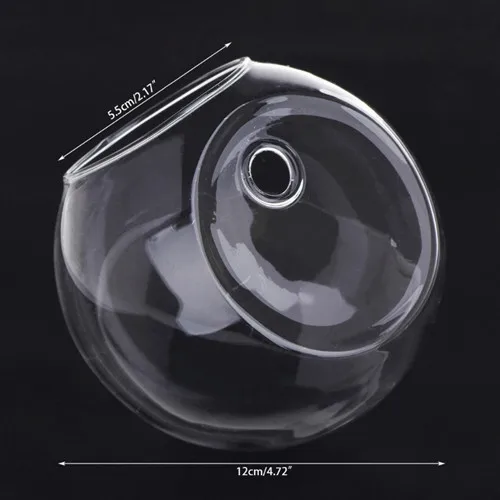 Стеклянная ваза 8 см/12 см, настенная Висячие емкости для гидропоники, Террариум, аквариум, Горшечное растение, цветочный горшок MAY-18A 
Стеклянная ваза 8 см/12 см, настенная Висячие емкости для гидропоники, Террариум, аквариум, Горшечное растение, цветочный горшок MAY-18A