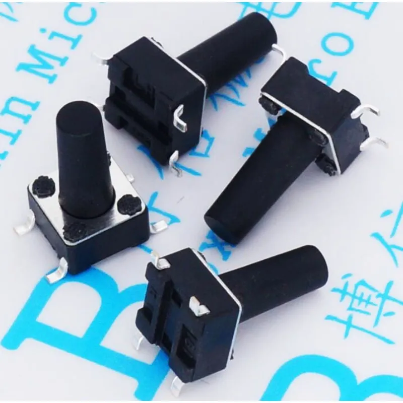 SMD 6*6*13MM tact switch 6*6*13mm SMD 4-pin micro switch/key switch 
SMD 6*6*13MM tact switch 6*6*13mm SMD 4-pin micro switch/key switch