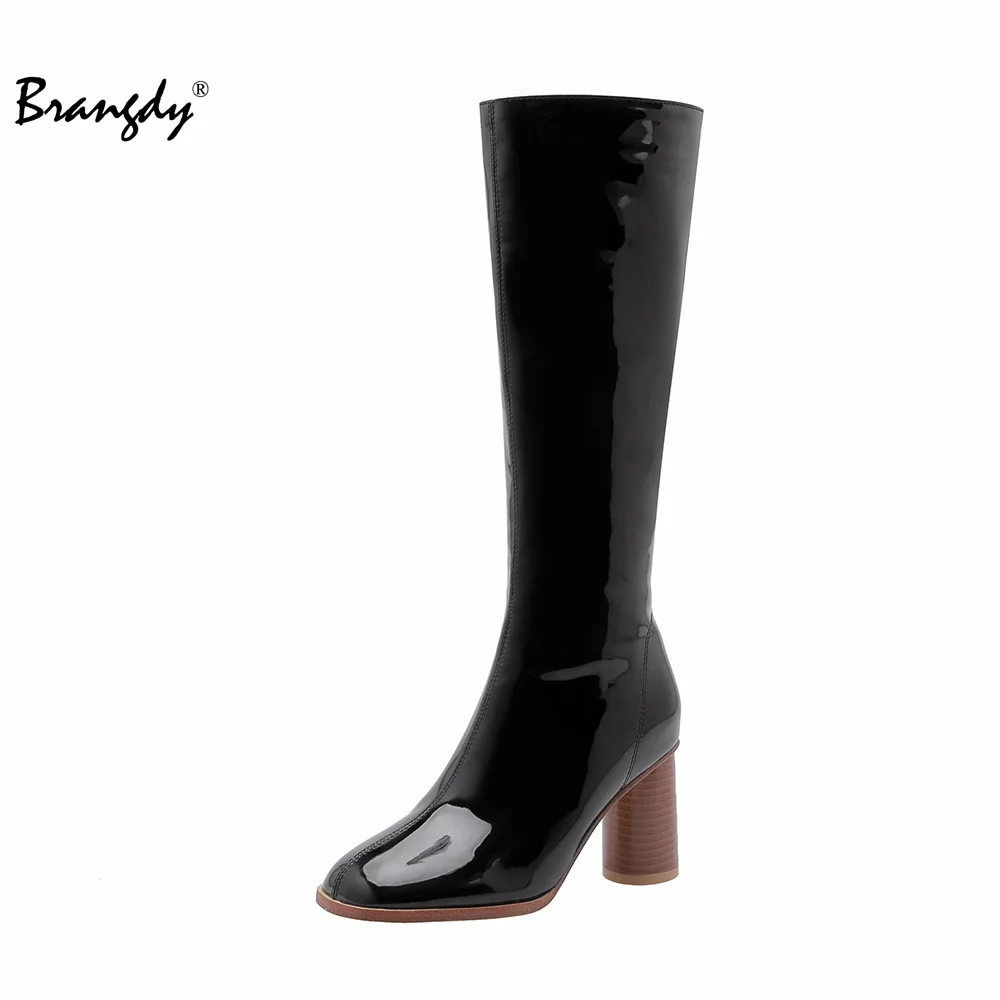 Brangdy New Knee High Boots Women Square Heel Casual Winter Long Boot Shoes Ladies Round Toe Zip Fashion Cool Knight Bootties
Brangdy New Knee High Boots Women Square Heel Casual Winter Long Boot Shoes Ladies Round Toe Zip Fashion Cool Knight Bootties