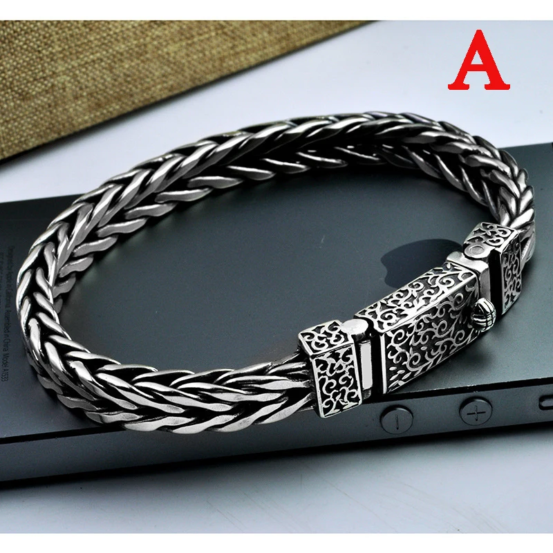 100% 925 Silver colour Bracelet Width 7mm Classic Wire Rope Chain S925 Thai Silver colour Bracelet Women Men Charm new Bracelet
100% 925 Silver colour Bracelet Width 7mm Classic Wire Rope Chain S925 Thai Silver colour Bracelet Women Men Charm new Bracelet