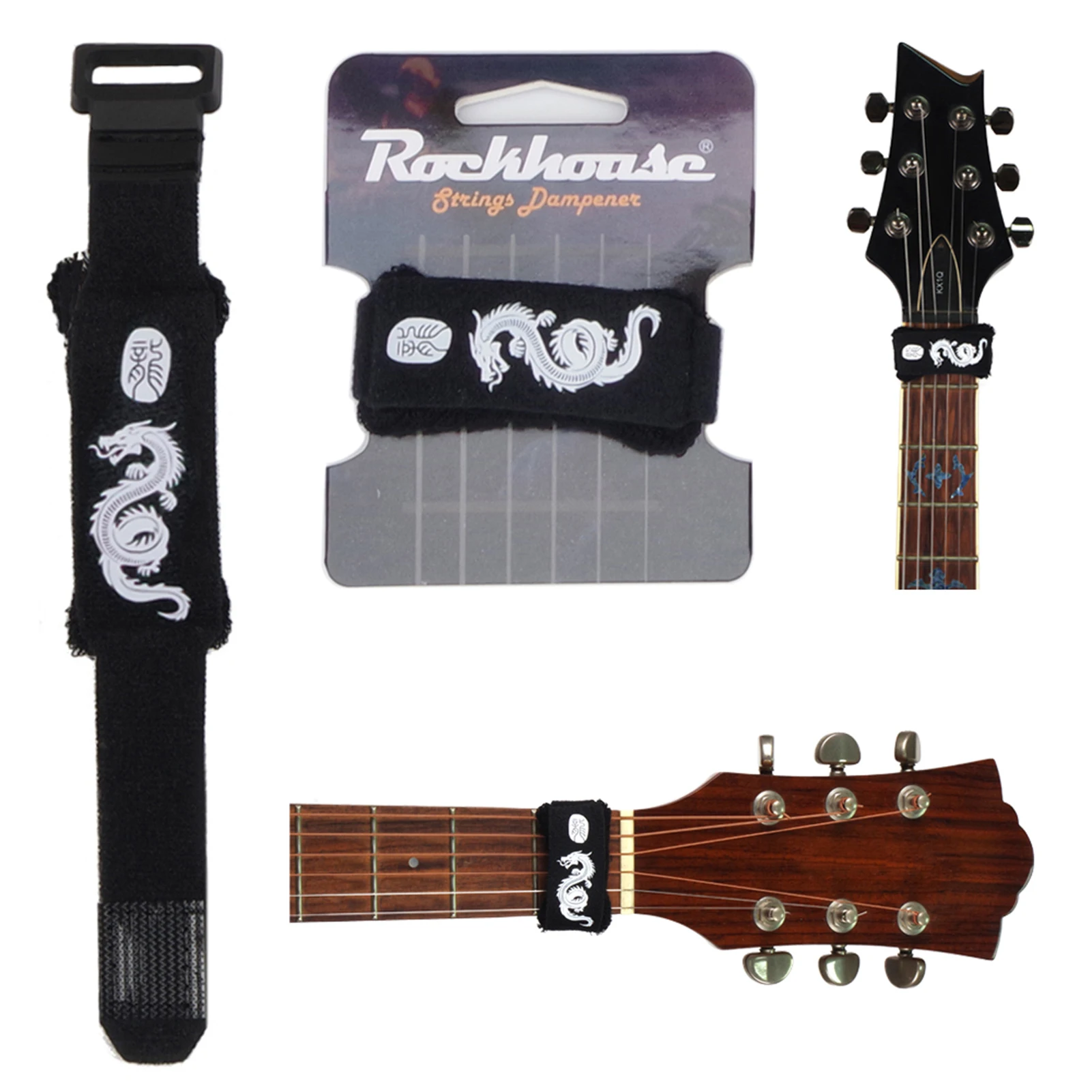 Rockhouse Guitar Bass String Muter Chinese Zodiac Fretboard Muting Wrap Noise Reducer Dampener for Acoustic Electric Guitars
Rockhouse Guitar Bass String Muter Chinese Zodiac Fretboard Muting Wrap Noise Reducer Dampener for Acoustic Electric Guitars