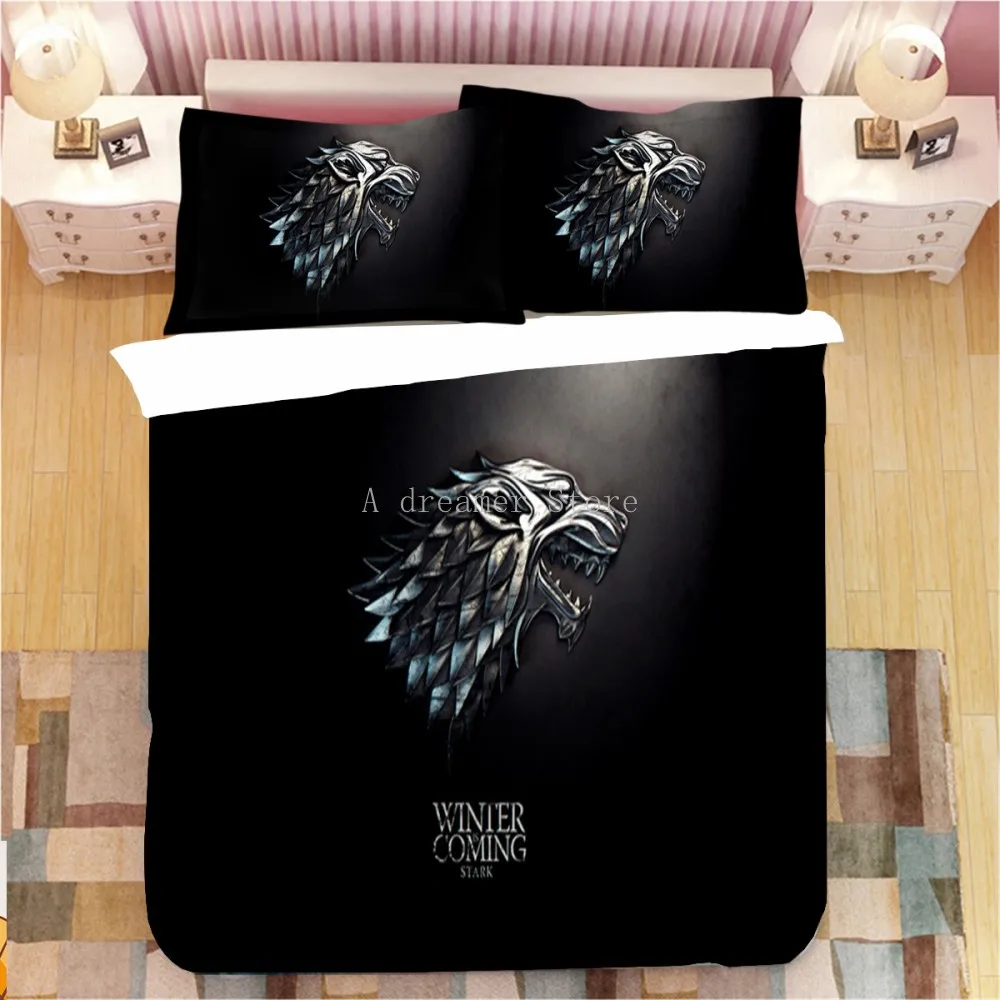Hot Movies Bedding Sets Thrones Duvet Cover Pillow Case 2-3 Pieces Sets Adult Baby Children Cartoon Bed Cover
Hot Movies Bedding Sets Thrones Duvet Cover Pillow Case 2-3 Pieces Sets Adult Baby Children Cartoon Bed Cover