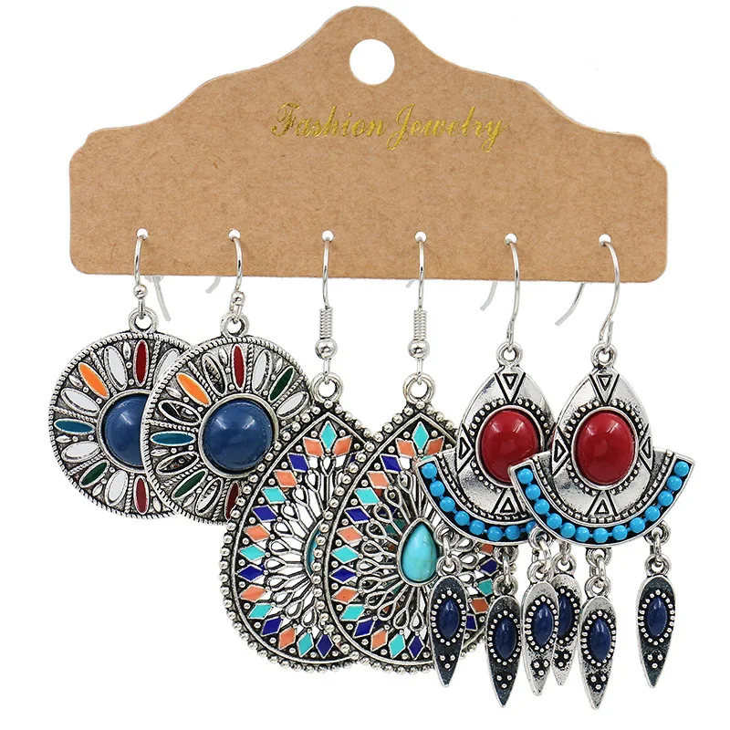 Vintage Big Round Multicolor Beaded Earrings Set for Woman Ethnic Boho Tassel Feather Long Dreamcatcher Drop Earrings Jewelry
Vintage Big Round Multicolor Beaded Earrings Set for Woman Ethnic Boho Tassel Feather Long Dreamcatcher Drop Earrings Jewelry