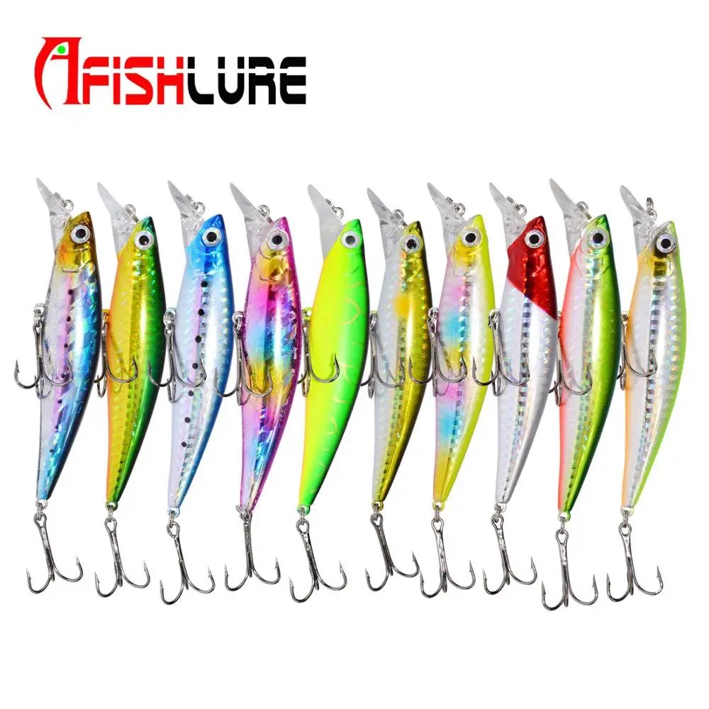 Afishlure Sinking Minnow 104mm/32g Lure Fishing Bait Jerkbait Shad Striped Bass Lures Trolling Crankbait 
Afishlure Sinking Minnow 104mm/32g Lure Fishing Bait Jerkbait Shad Striped Bass Lures Trolling Crankbait