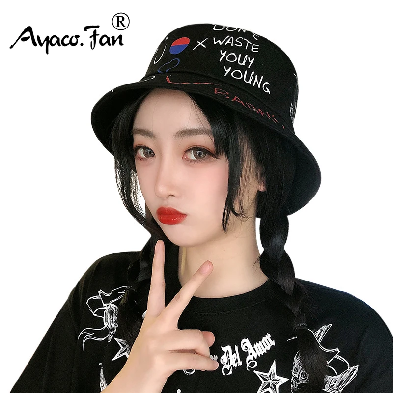 Women Bucket Hats Men Character Print Graffiti Cap Panama Hat Sandbeach Sunhat Fishing Hat Fisherman Cap for Bob Femme Gorro
Women Bucket Hats Men Character Print Graffiti Cap Panama Hat Sandbeach Sunhat Fishing Hat Fisherman Cap for Bob Femme Gorro