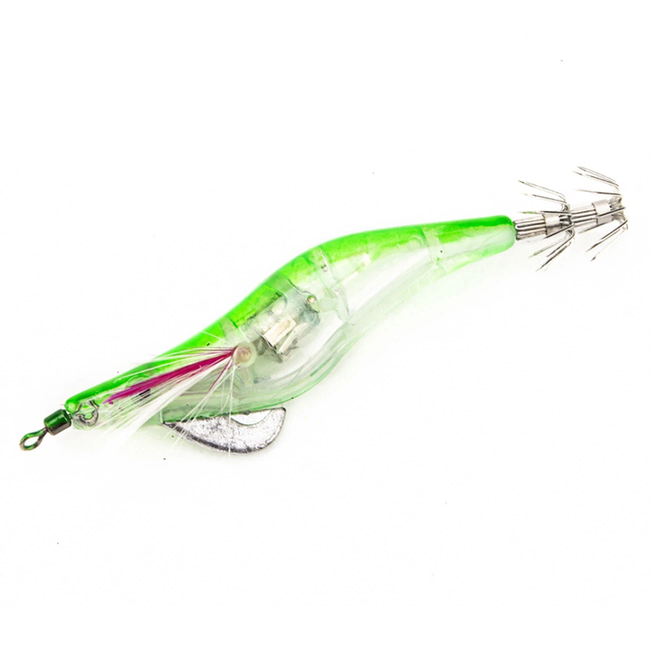 1PCS Flashing LED Fishing Lure Flash Light Minnow Luminous Squid Jig Shrimp Bait Night Fishing Lure Random
1PCS Flashing LED Fishing Lure Flash Light Minnow Luminous Squid Jig Shrimp Bait Night Fishing Lure Random
