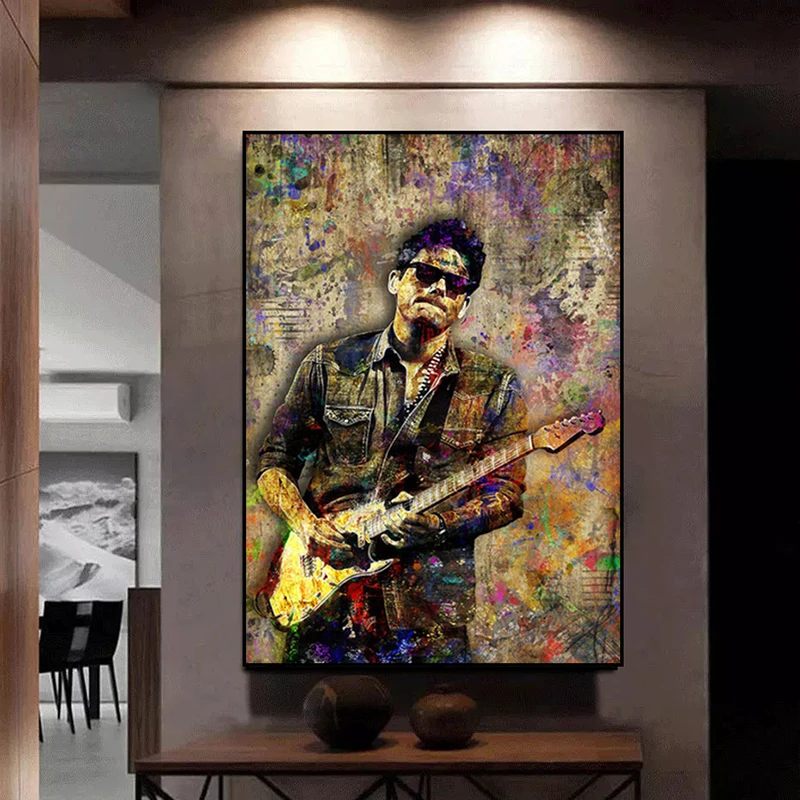 John Mayer Famous Singers Print Poster Eric Church Bruce Springsteen Rock Band Canvas Painting Graffiti Wall Pictures Home Decor
John Mayer Famous Singers Print Poster Eric Church Bruce Springsteen Rock Band Canvas Painting Graffiti Wall Pictures Home Decor