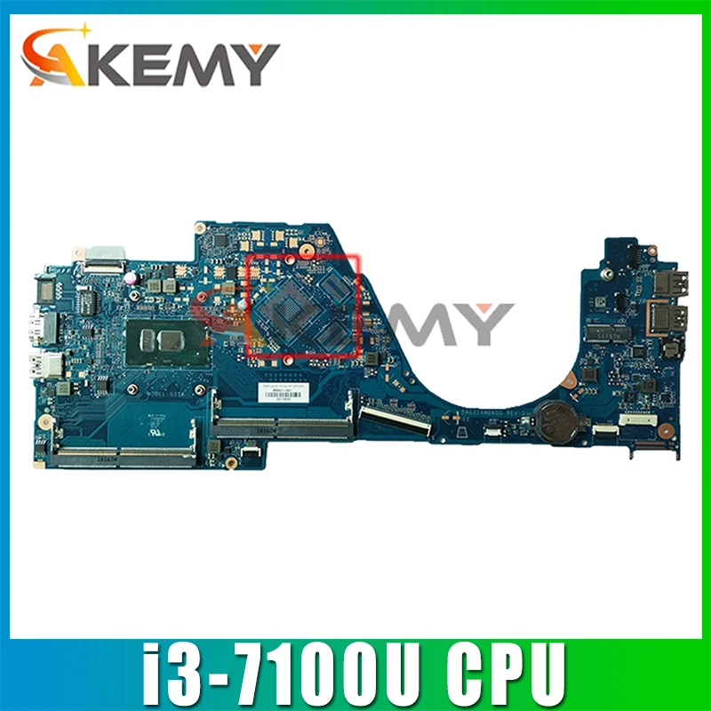Akemy 903705-601 903705-001 903705-501 DAG31AMB6D0 Laptop Motherboard for HP Pavilion 14-AL Notebook Mainboard W/ i3-7100U CPU
Akemy 903705-601 903705-001 903705-501 DAG31AMB6D0 Laptop Motherboard for HP Pavilion 14-AL Notebook Mainboard W/ i3-7100U CPU