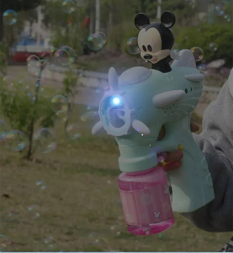 Disney New Automatic Bubble Machine Lights Flywheel Soap Water Bubble Gun Summer Toys Children Electric Bubble Machine Kids Toys
Disney New Automatic Bubble Machine Lights Flywheel Soap Water Bubble Gun Summer Toys Children Electric Bubble Machine Kids Toys