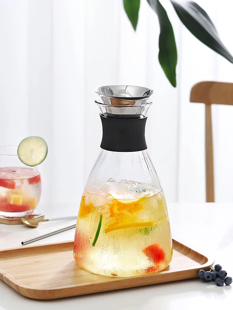 Juice Bottle Heat-resistant Glass Bottle Cold water bottle Cold Water Utensil Ice Crystal Water Bottle
Juice Bottle Heat-resistant Glass Bottle Cold water bottle Cold Water Utensil Ice Crystal Water Bottle