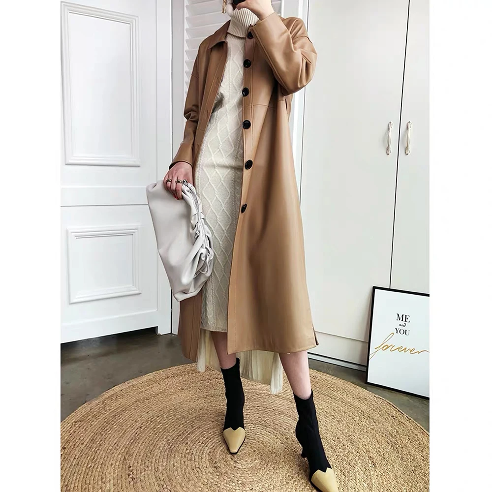 Genuine leather jacket 2020 winter clothes women real sheepskin long trench coat female luxury overcoat
Genuine leather jacket 2020 winter clothes women real sheepskin long trench coat female luxury overcoat