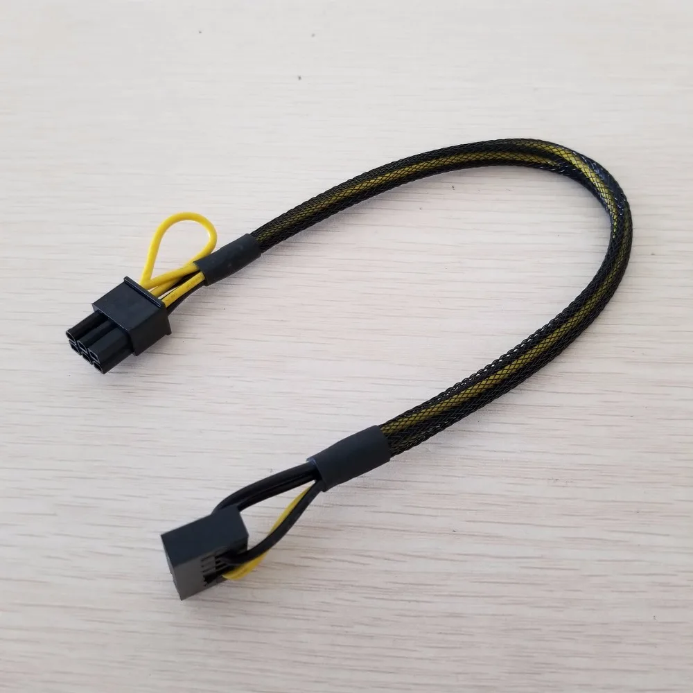 10pcs/lot SATA Reverse 15Pin to PCI-E 6Pin Reverse Power Cable 18AWG 30cm
10pcs/lot SATA Reverse 15Pin to PCI-E 6Pin Reverse Power Cable 18AWG 30cm