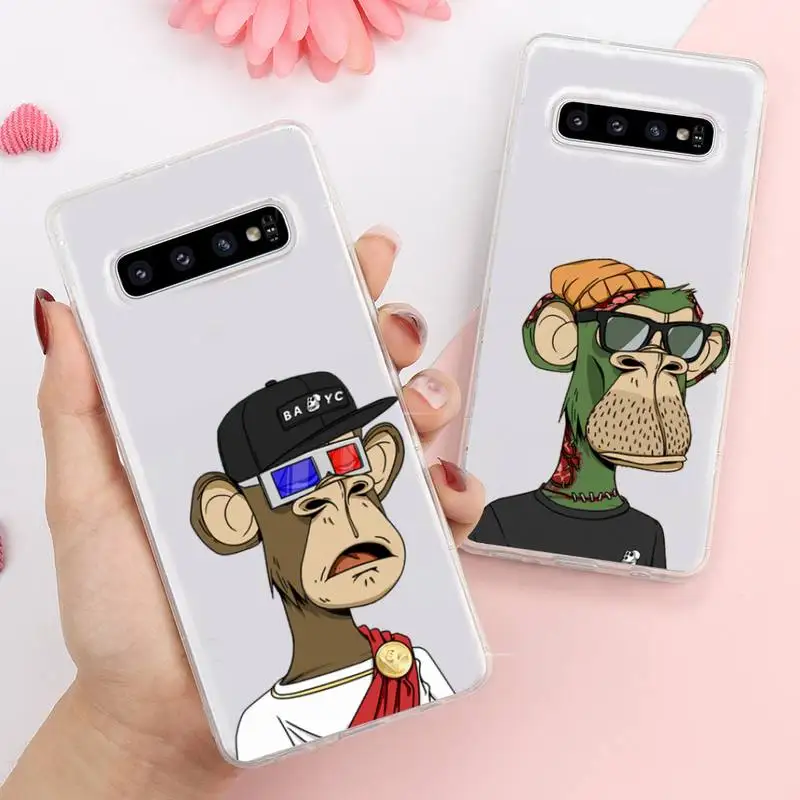 Boring Monkey Club cartoon Phone Case Transparent For Samsung Galaxy A S Note 9 10 51 50 71 70 80 20 21 30s ultra plus 
Boring Monkey Club cartoon Phone Case Transparent For Samsung Galaxy A S Note 9 10 51 50 71 70 80 20 21 30s ultra plus