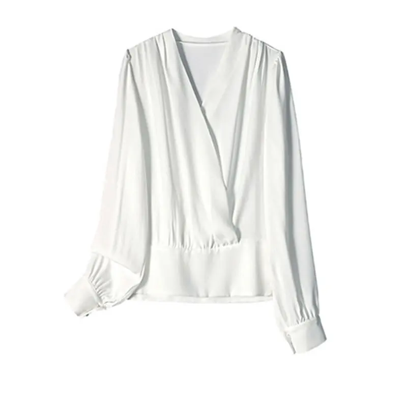 XITAO Casual Cross Blouse Women White Tide Fashion New Style V Neck Collar Long Sleeve Pullover Elegant Personality Top LDD1248 
XITAO Casual Cross Blouse Women White Tide Fashion New Style V Neck Collar Long Sleeve Pullover Elegant Personality Top LDD1248