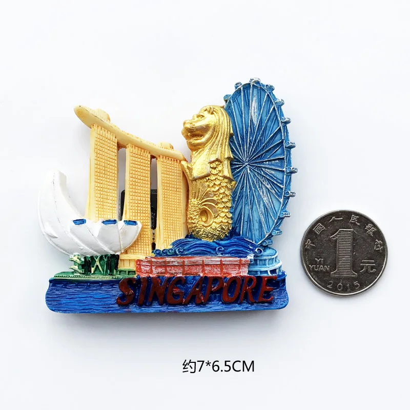 Магниты для холодильника Singapore Merlion из смолы
Магниты для холодильника Singapore Merlion из смолы
