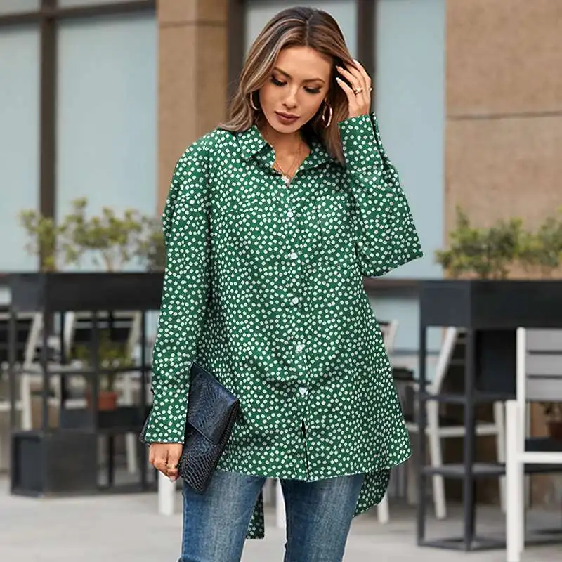 Celmia Shirts Women Bohemian Floral Print Long Sleeve Blusas Femme 2021 Fashion Loose Casual Blouses Asymmetric Split Chic Top
Celmia Shirts Women Bohemian Floral Print Long Sleeve Blusas Femme 2021 Fashion Loose Casual Blouses Asymmetric Split Chic Top