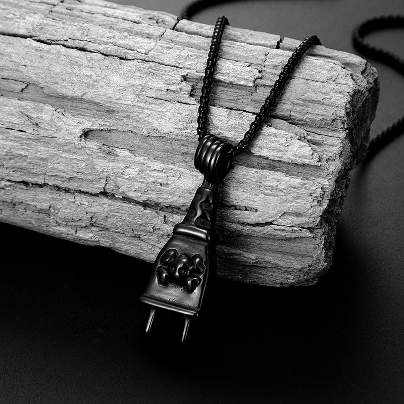 Винтажное готическое ожерелье с кулоном в виде молота, черепа, трендовые мужские ожерелья из нержавеющей стали в стиле панк для женщин, модн...
Винтажное готическое ожерелье с кулоном в виде молота, черепа, трендовые мужские ожерелья из нержавеющей стали в стиле панк для женщин, модн...
