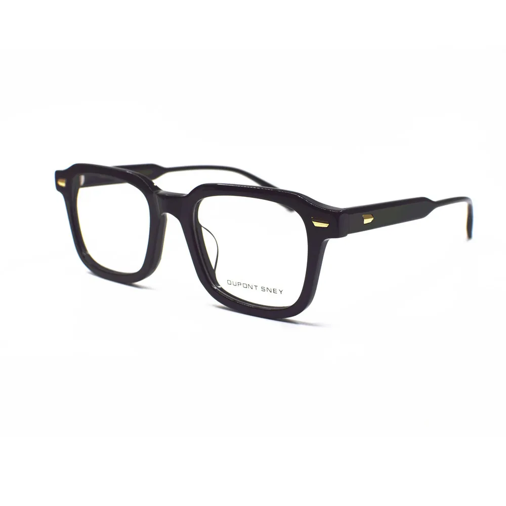 Ацетатная оправа для очков Мужские квадратные очки мужские черные черепаха
