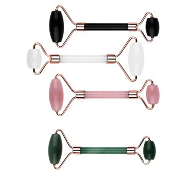 Natural Stone Jade Roller Roller Double Head Jade Massage Roller with Fixed Point Real Stone Facial Massager for Skin Care with 
Natural Stone Jade Roller Roller Double Head Jade Massage Roller with Fixed Point Real Stone Facial Massager for Skin Care with