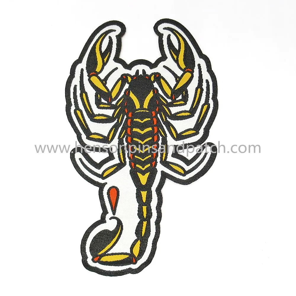 Customized animal polyester woven or printed lobster cloth patch
Customized animal polyester woven or printed lobster cloth patch