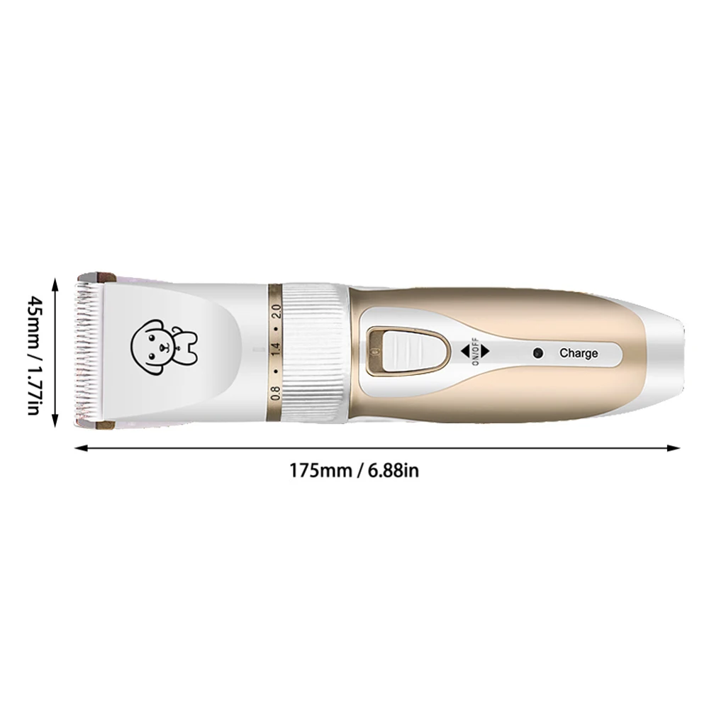 Pet Dog Electric Clipper Rechargeable Shaver Dogs Cat Hair Trimmer Low-Noise Hair Clipper Grooming Clean Shaver Cut Machine Sets
Pet Dog Electric Clipper Rechargeable Shaver Dogs Cat Hair Trimmer Low-Noise Hair Clipper Grooming Clean Shaver Cut Machine Sets