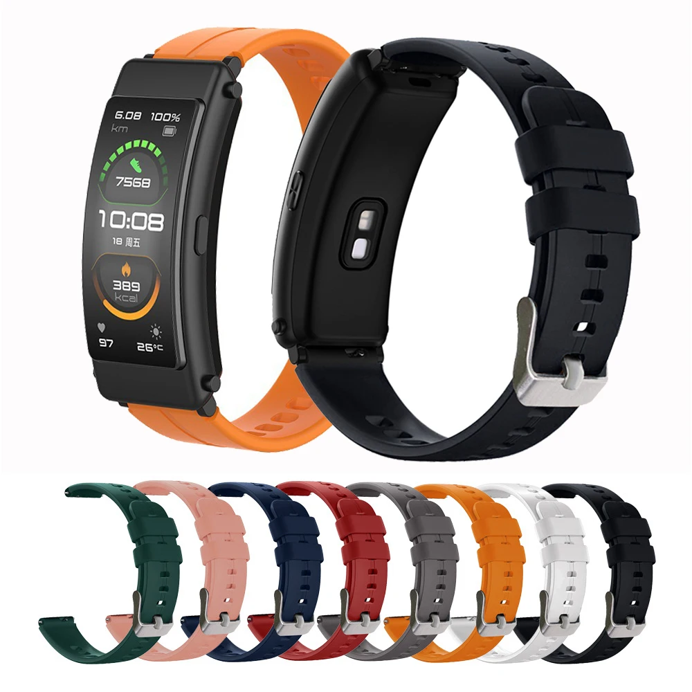 Ремешок силиконовый для HUAWEI TalkBand B6 сменный Браслет наручных часов Huawei Talk Band B3