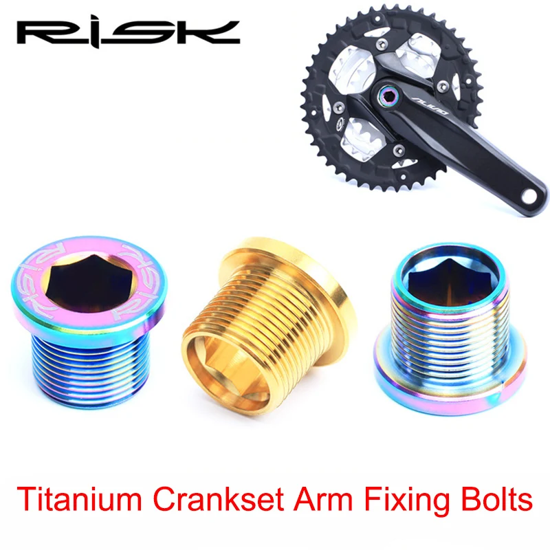 RISK 2pcs M15x12mm Bicycle Crankset Fixing Bolts Dust Cover MTB Mountain Bike Crank Arm Spline Axis Fixed Screws Cycling Parts
RISK 2pcs M15x12mm Bicycle Crankset Fixing Bolts Dust Cover MTB Mountain Bike Crank Arm Spline Axis Fixed Screws Cycling Parts
