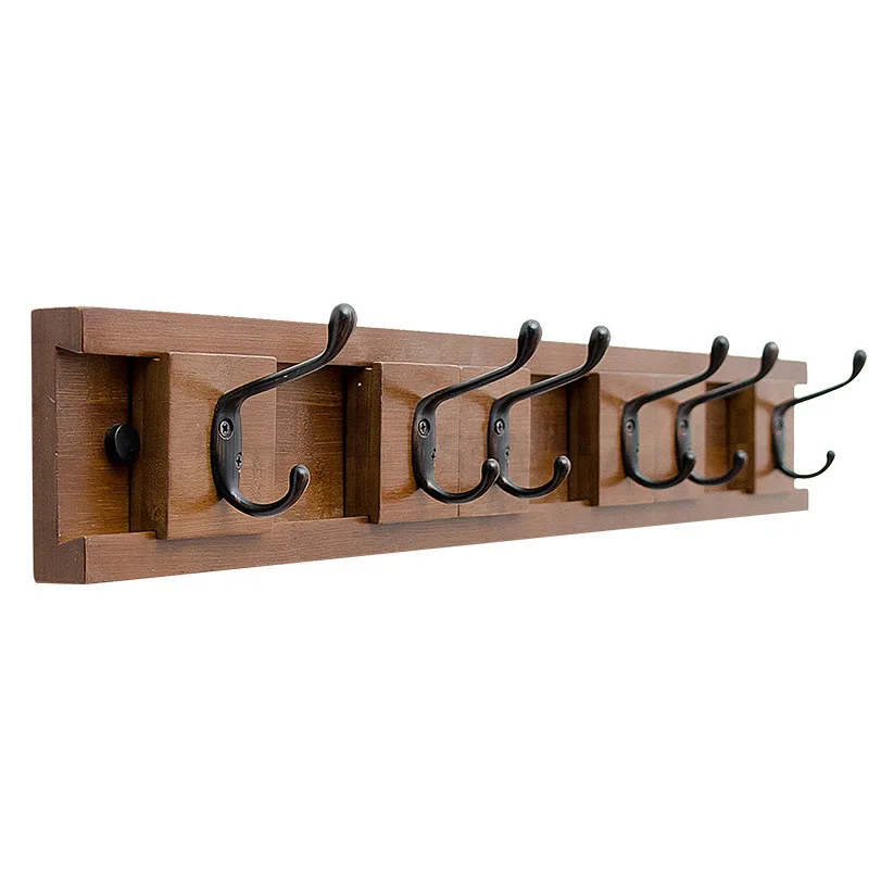Movable Wall Hook Solid Wood Clothes Key Holder Wall Hanger Bathroom Kitchen Hangers Hook Rack Vintage Home Decor Towel Hanger
Movable Wall Hook Solid Wood Clothes Key Holder Wall Hanger Bathroom Kitchen Hangers Hook Rack Vintage Home Decor Towel Hanger