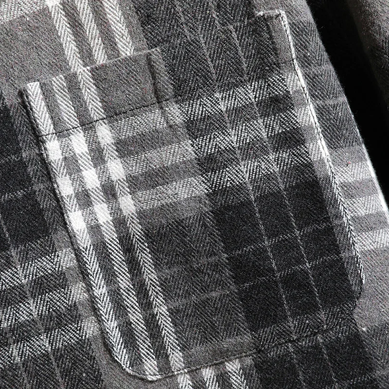 Una Reta Men Shirts 2021 New Spring Hip hop Black gray grid Shirt Men Clothing Long Sleeve Plus Size Harajuku Casual Shirts Man
Una Reta Men Shirts 2021 New Spring Hip hop Black gray grid Shirt Men Clothing Long Sleeve Plus Size Harajuku Casual Shirts Man