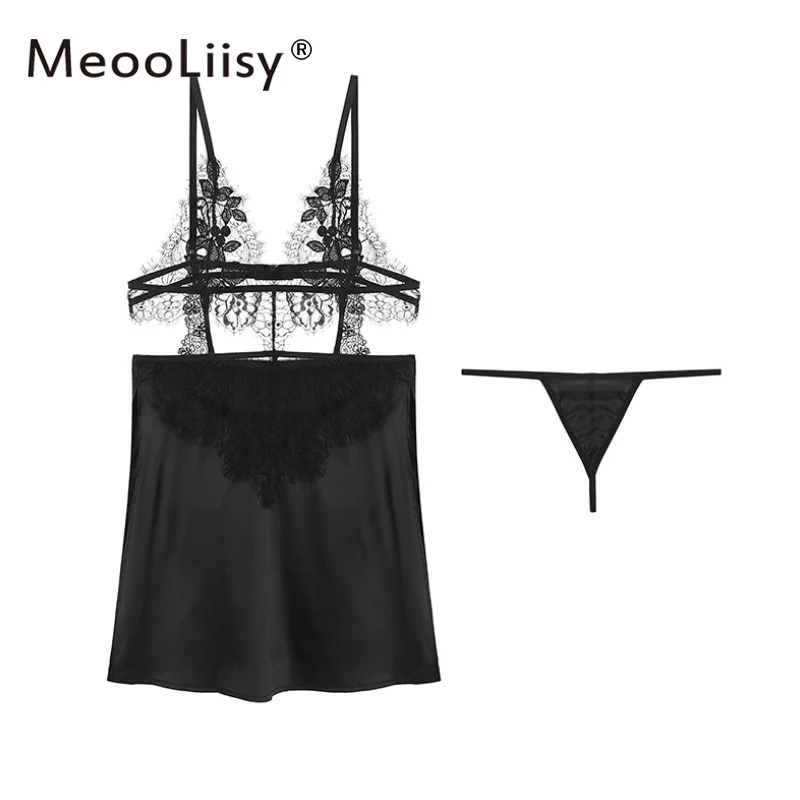 MeooLiisy New Hot Women Sexy Nightwear See Through Plus Size White Black Lace Nightgown Sleepwear Dress Sexy & T-back
MeooLiisy New Hot Women Sexy Nightwear See Through Plus Size White Black Lace Nightgown Sleepwear Dress Sexy & T-back