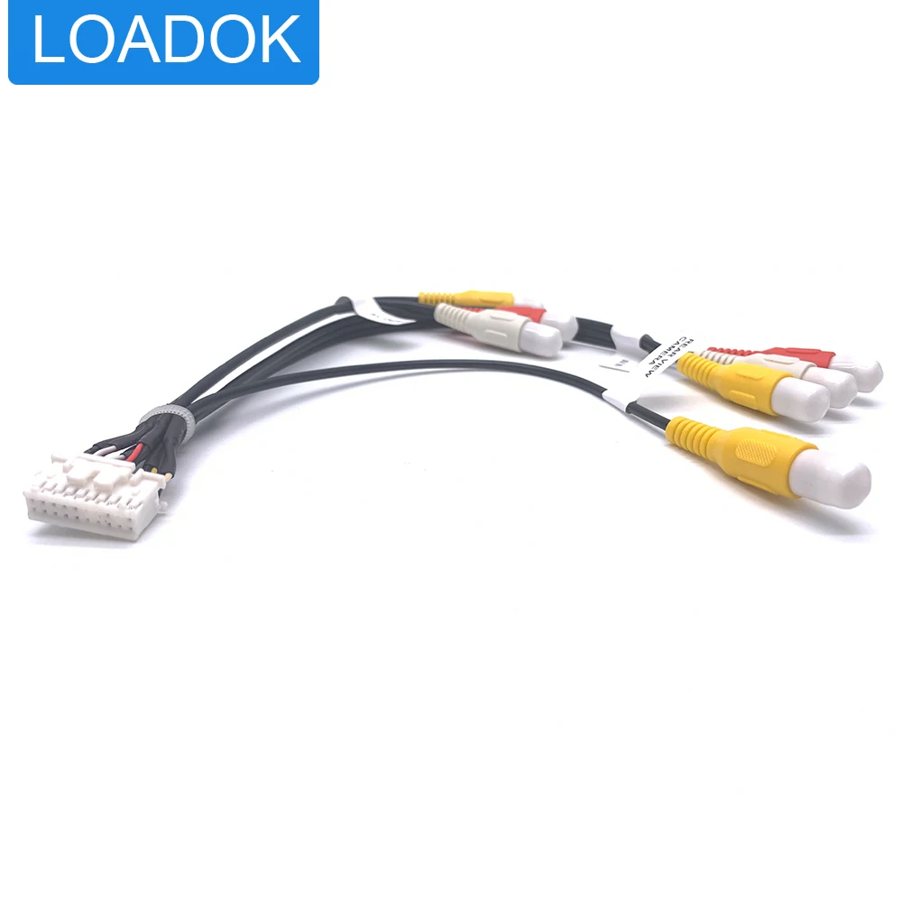 Universal 20 Pin Car Android DVD CD Navigation Radio 7 RCA Audio Out Video CCD In Wiring Harness Connector Adapter Cable
Universal 20 Pin Car Android DVD CD Navigation Radio 7 RCA Audio Out Video CCD In Wiring Harness Connector Adapter Cable