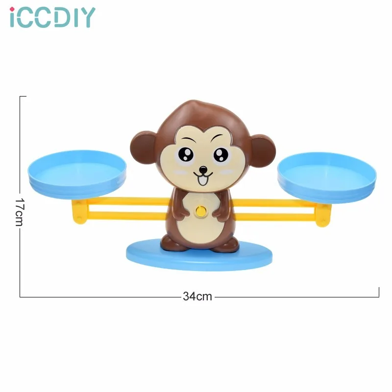 Montessori Math Toy Digital Monkey Balance Scale Educational Math Penguin Balancing Scale Number Board Game Kids Learning Toys
Montessori Math Toy Digital Monkey Balance Scale Educational Math Penguin Balancing Scale Number Board Game Kids Learning Toys