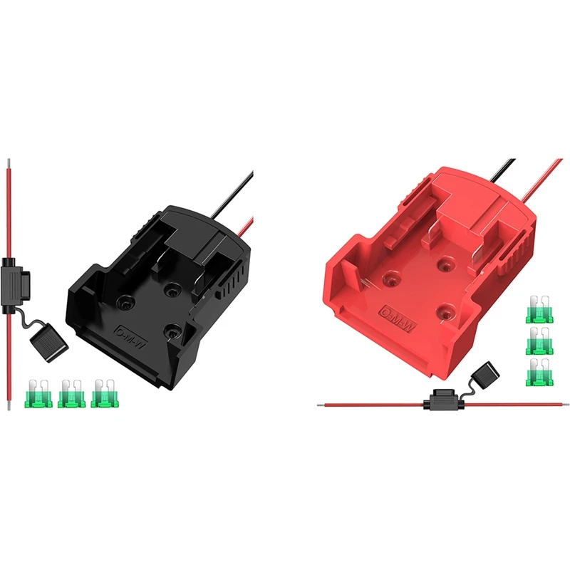 Power Wheels Adaptor for Battery M18, 18V Power Wheels Battery Conversion Kit with Fuse Holder for DIY, RC Toys
Power Wheels Adaptor for Battery M18, 18V Power Wheels Battery Conversion Kit with Fuse Holder for DIY, RC Toys