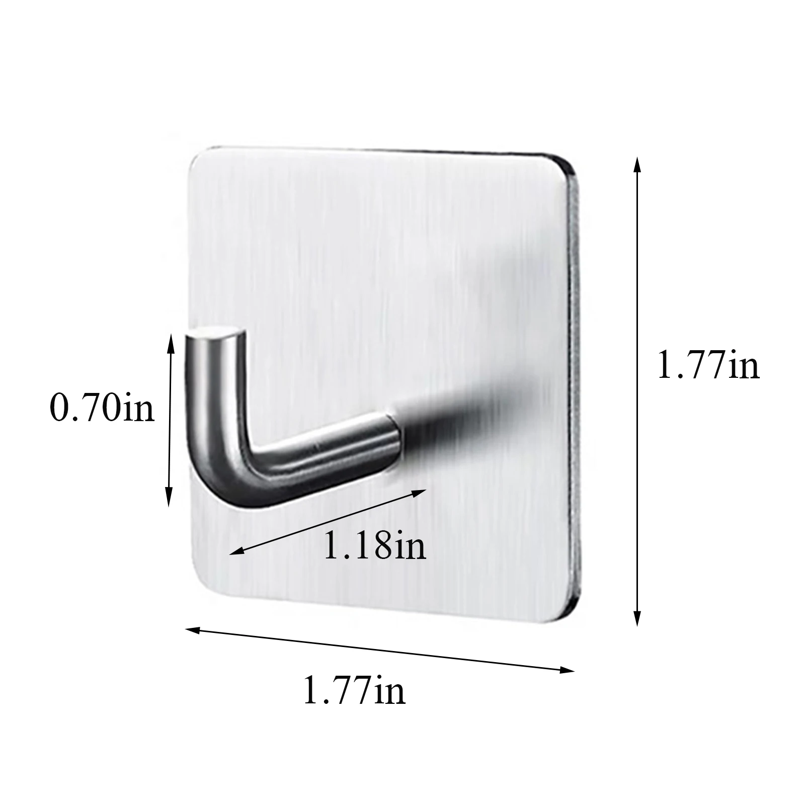 4Pcs Bathroom And Kitchen Hooks Door Wall Hanger Wall Hooks Hanger Self Adhesive Robe Towel Hook 304 Stainless Steel Genuine
4Pcs Bathroom And Kitchen Hooks Door Wall Hanger Wall Hooks Hanger Self Adhesive Robe Towel Hook 304 Stainless Steel Genuine
